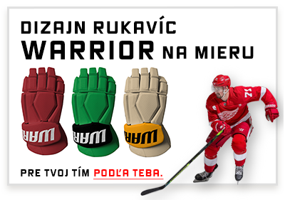 Upravte si vzhľad rukavíc v nástroji Warrior Custom Hockey Gloves
